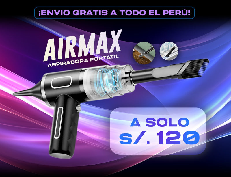 AIRMAX: ASPIRADORA MULTIFUNCIONAL 3 EN 1