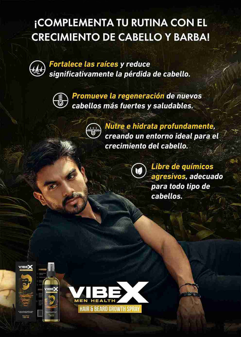 ELHOE crecimiento capilar barba y cabello