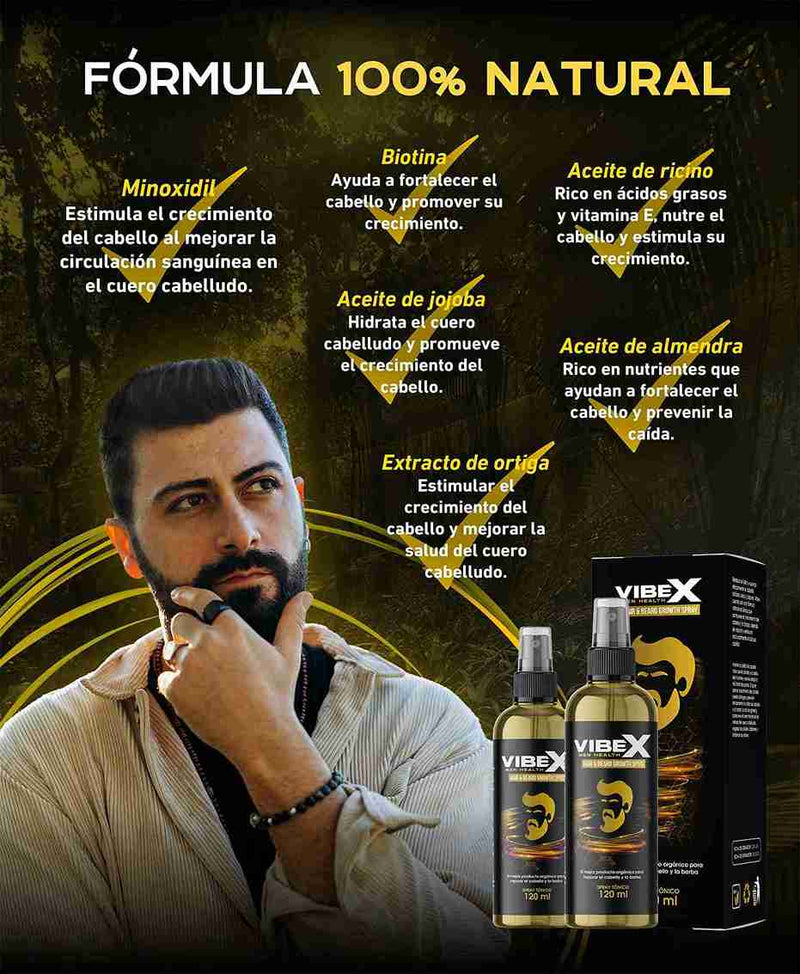 ELHOE crecimiento capilar barba y cabello